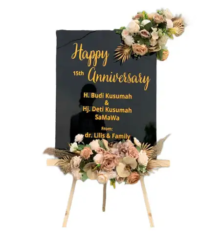 Papan Bunga Akrilik Bleber